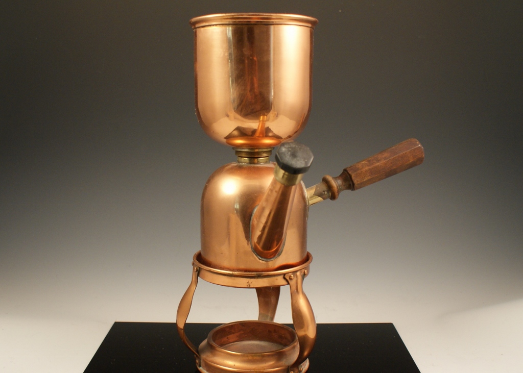 Picards Limited London Antique Solid Copper Coffee Kettle EBTH